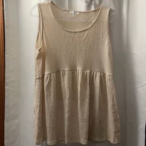 Chic Soul weekender babydoll tank